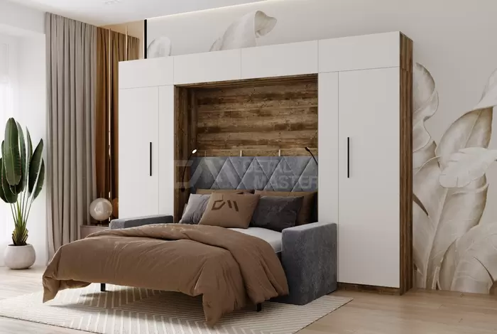 Шкаф-кровать трансформер "Deluxe platinum Balance"